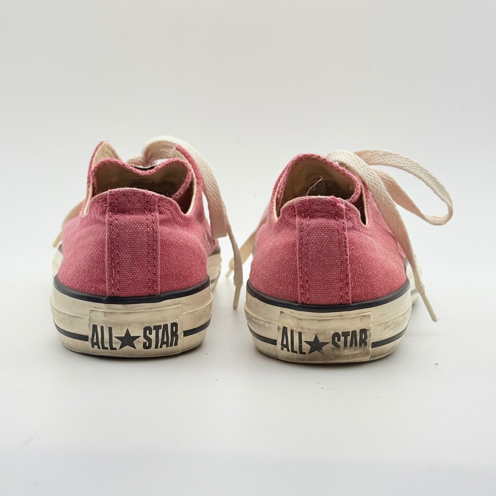 Converse Chuck Taylor All Star Low Top Sneakers Womens 7 Pink Canvas - Picture 7 of 9